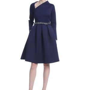 NWT Asymmetrical Shoulder Badgley Mischka Dress